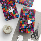Day of the Dead Mexican Celebration Wrapping Paper | Holiday Gift Wrapping Paper Roll