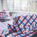 4th of July Liberty Plaid Wrapping Paper | Holiday Gift Wrapping Paper Roll
