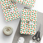 St Patrick's Day Irish Flags Wrapping Paper | Holiday Gift Wrapping Paper Roll