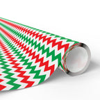 Christmas Chevron Wrapping Paper | Holiday Gift Wrapping Paper Roll