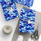 Cloud Camo Wrapping Paper - Holiday Gift Wrapping Paper Roll