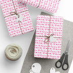 Mother's Day Love Mom Hearts Wrapping Paper - Holiday Gift Wrapping Paper Roll