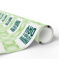 Father's Day Green Tartan Wrapping Paper - Holiday Gift Wrapping Paper Roll