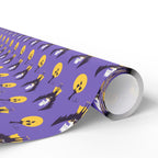 Halloween Vampire Wings Wrapping Paper | Holiday Gift Wrapping Paper Roll