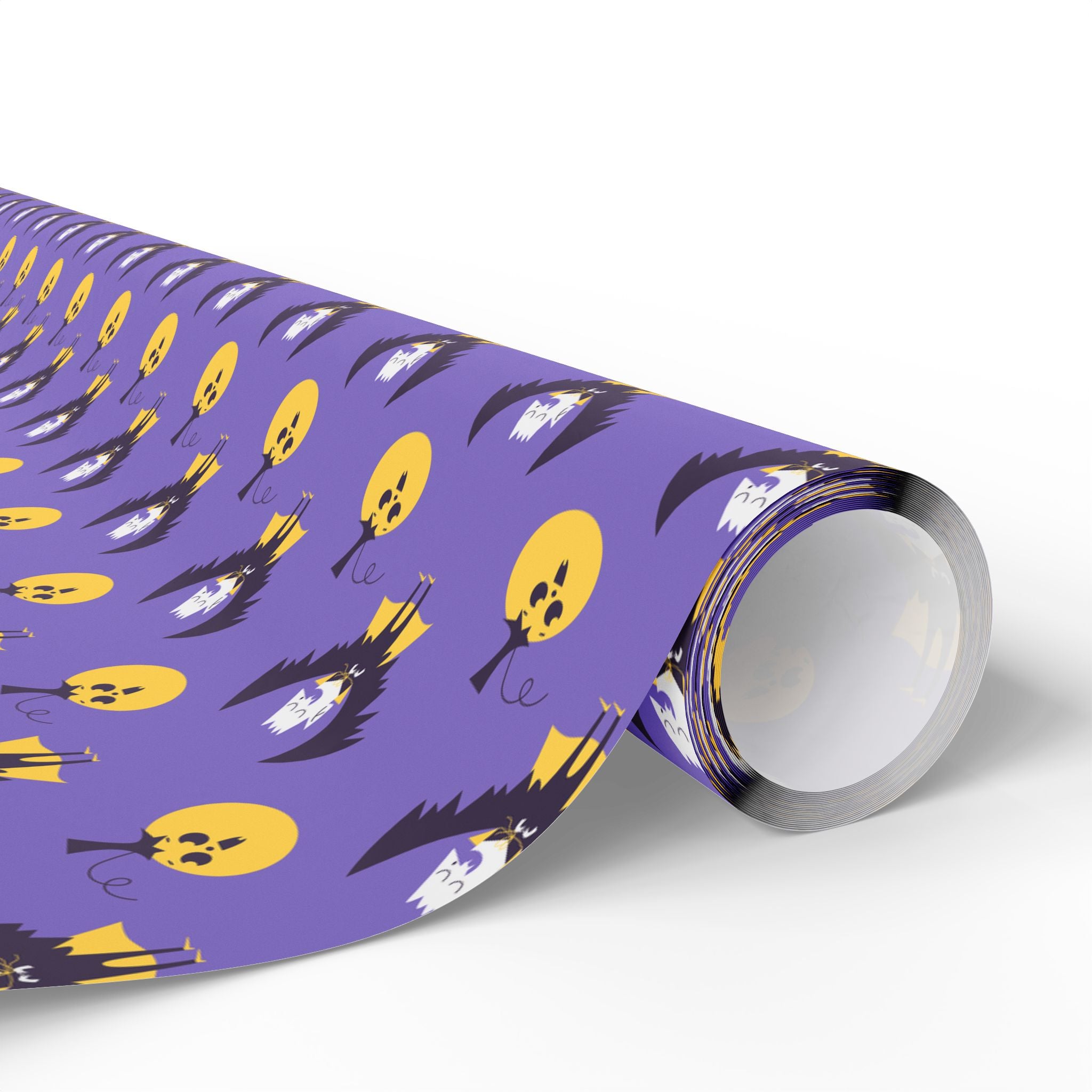 Halloween Vampire Wings Wrapping Paper | Holiday Gift Wrapping Paper Roll