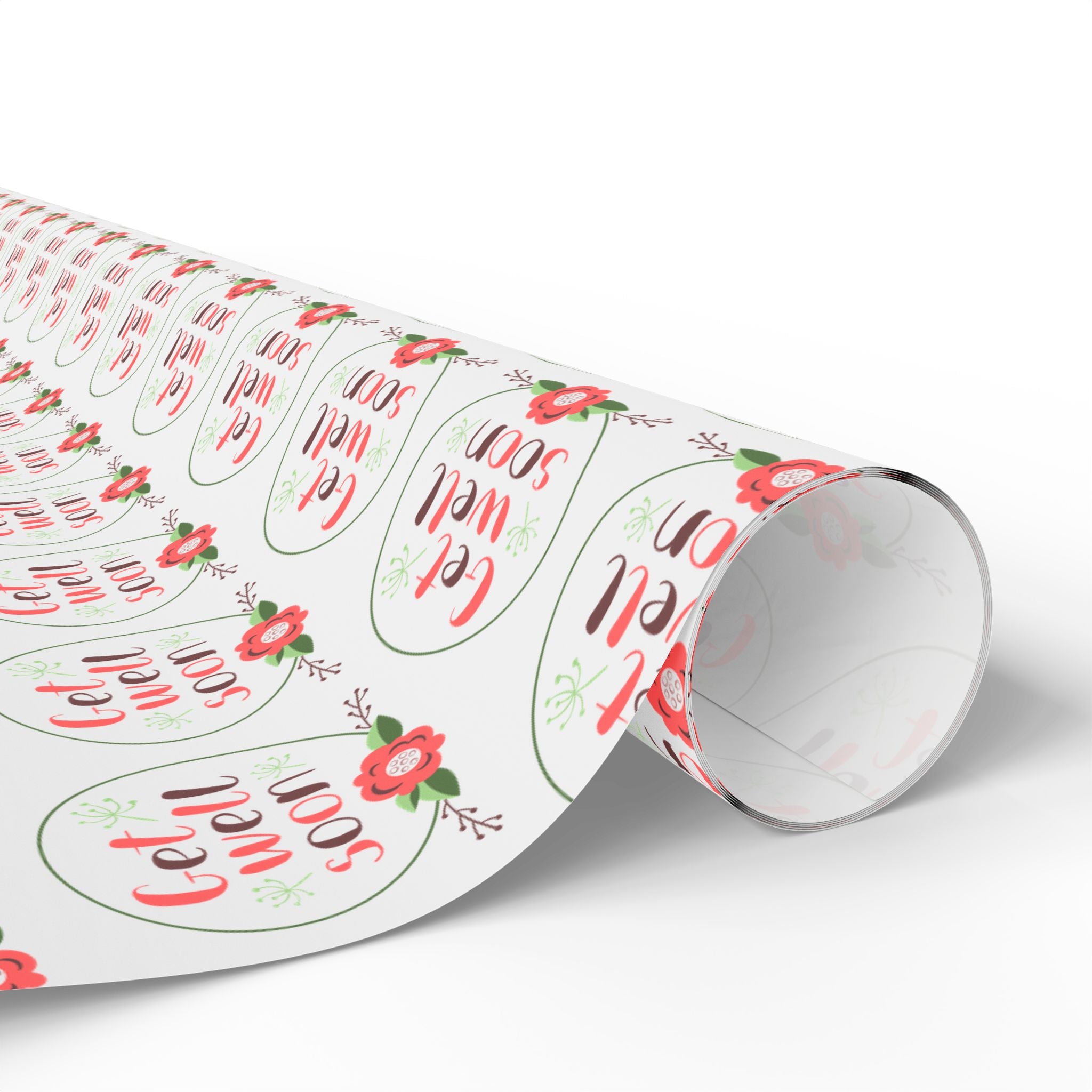 Get Well Soon Wrapping Paper Design 007 | Holiday Gift Wrapping Paper Roll