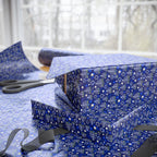 Hanukkah Glowing Star Wrapping Paper | Holiday Gift Wrapping Paper Roll