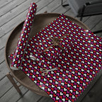 Valentine’s Day Black TriColor Crush Wrapping Paper | Holiday Gift Wrapping Paper Roll