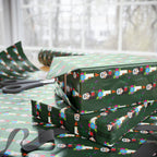 Day of the Dead Catrina Candles Wrapping Paper | Holiday Gift Wrapping Paper Roll