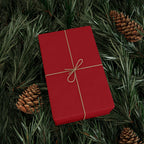 Solid Cardinal Red Wrapping Paper - Holiday Gift Wrapping Paper Roll