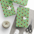 Thanksgiving Greetings Wrapping Paper | Holiday Gift Wrapping Paper Roll