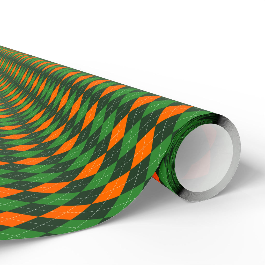 Argyle Design 048 Wrapping Paper - Holiday Gift Wrapping Paper Roll