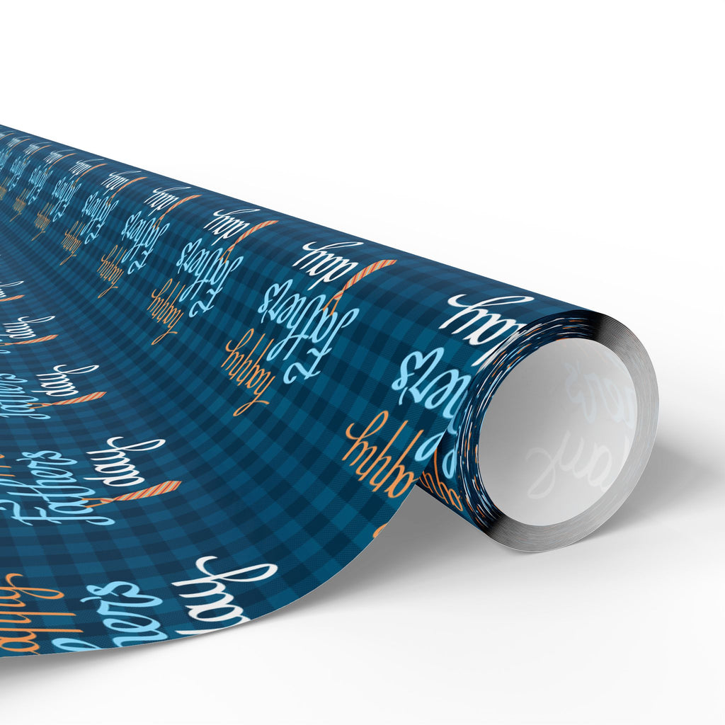 Father's Day Tie Greeting apping Paper - Holiday Gift Wrapping Paper Roll