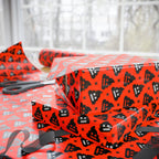 Halloween Angry Poop Emoji Wrapping Paper | Holiday Gift Wrapping Paper Roll