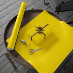 Solid Yellow Wrapping Paper - Holiday Gift Wrapping Paper Roll