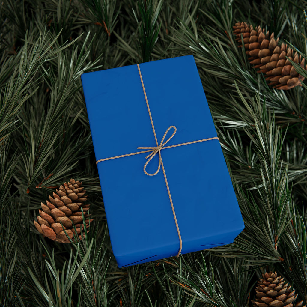 Solid Light Royal Wrapping Paper - Holiday Gift Wrapping Paper Roll
