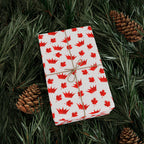 Canada Day Leaf Crown Wrapping Paper - Holiday Gift Wrapping Paper Roll