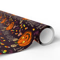 Halloween Trick or Treat Candy Wrapping Paper | Holiday Gift Wrapping Paper Roll