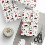 Christmas Snowman Joy Wrapping Paper | Holiday Gift Wrapping Paper Roll