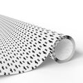 NSFW Free Mustache Rides on White Wrapping Paper - Holiday Gift Wrapping Paper Roll