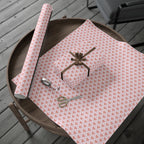 Valentine's Day Pastel Pinks Wrapping Paper | Holiday Gift Wrapping Paper Roll
