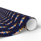 Christmas Blue Nutcracker Wrapping Paper | Holiday Gift Wrapping Paper