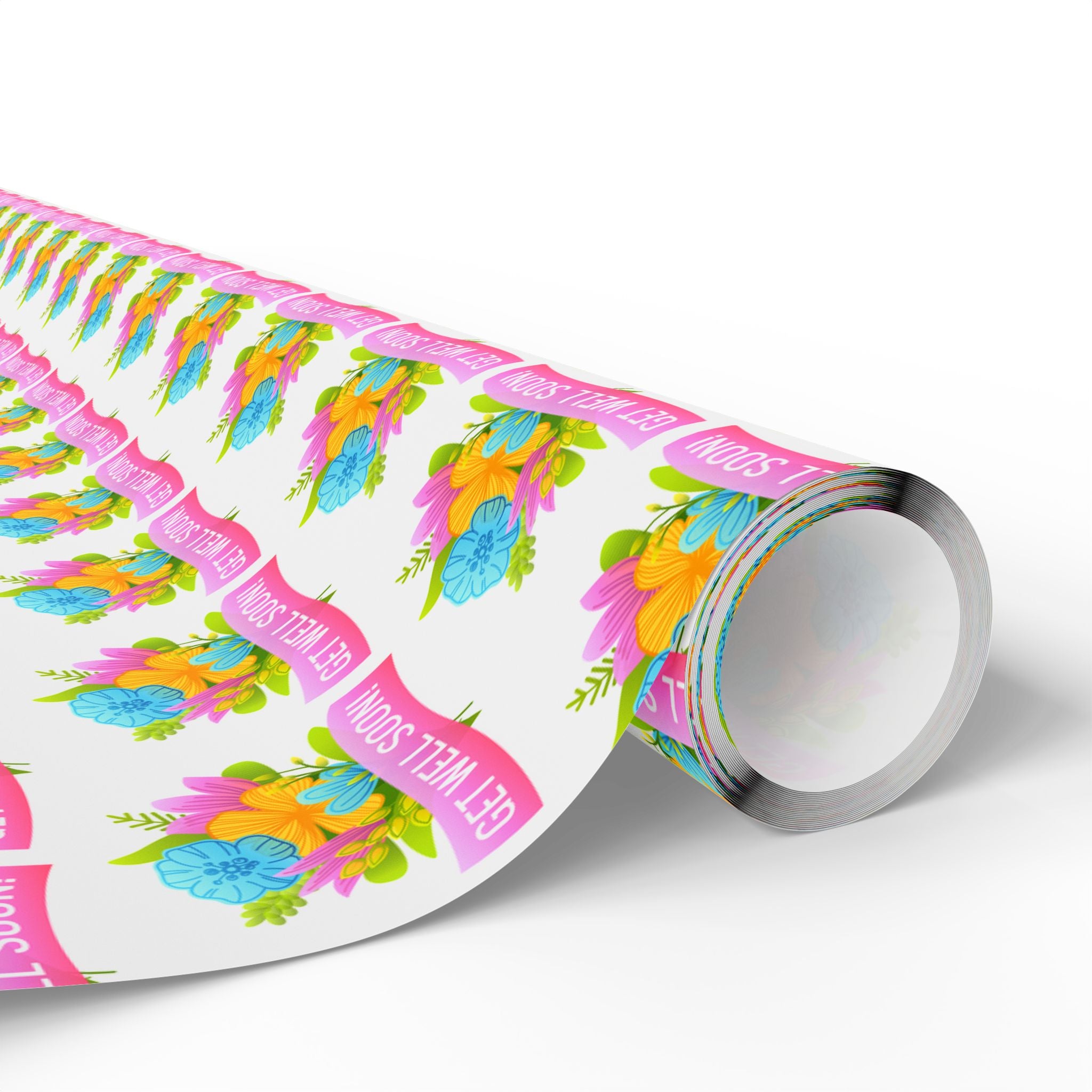 Get Well Soon Wrapping Paper Design 009 | Holiday Gift Wrapping Paper Roll
