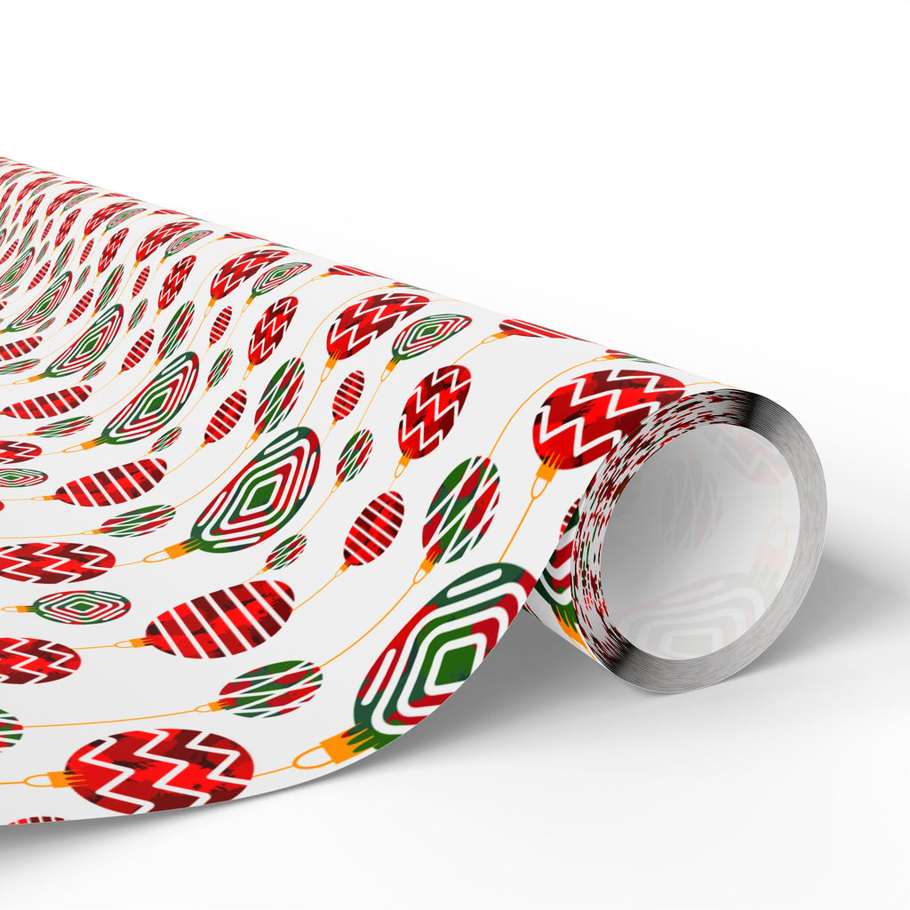 Christmas Glassworks Wrapping Paper | Holiday Gift Wrapping Paper Roll