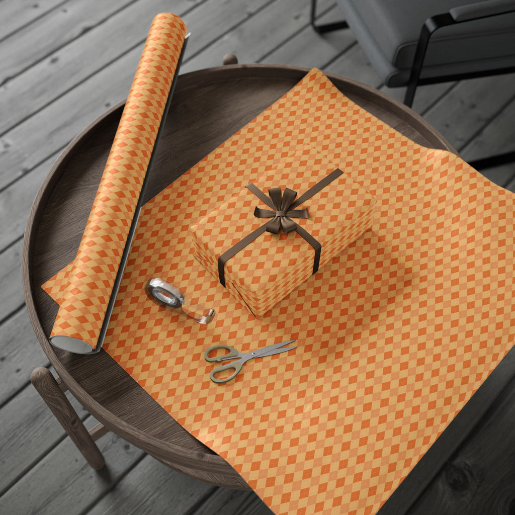 Argyle Design 038 Wrapping Paper - Holiday Gift Wrapping Paper Roll