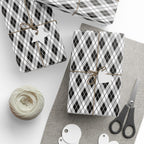 Argyle Design 040 Wrapping Paper - Holiday Gift Wrapping Paper Roll