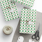 St Patrick's Day Irish Hats Wrapping Paper | Holiday Gift Wrapping Paper Roll