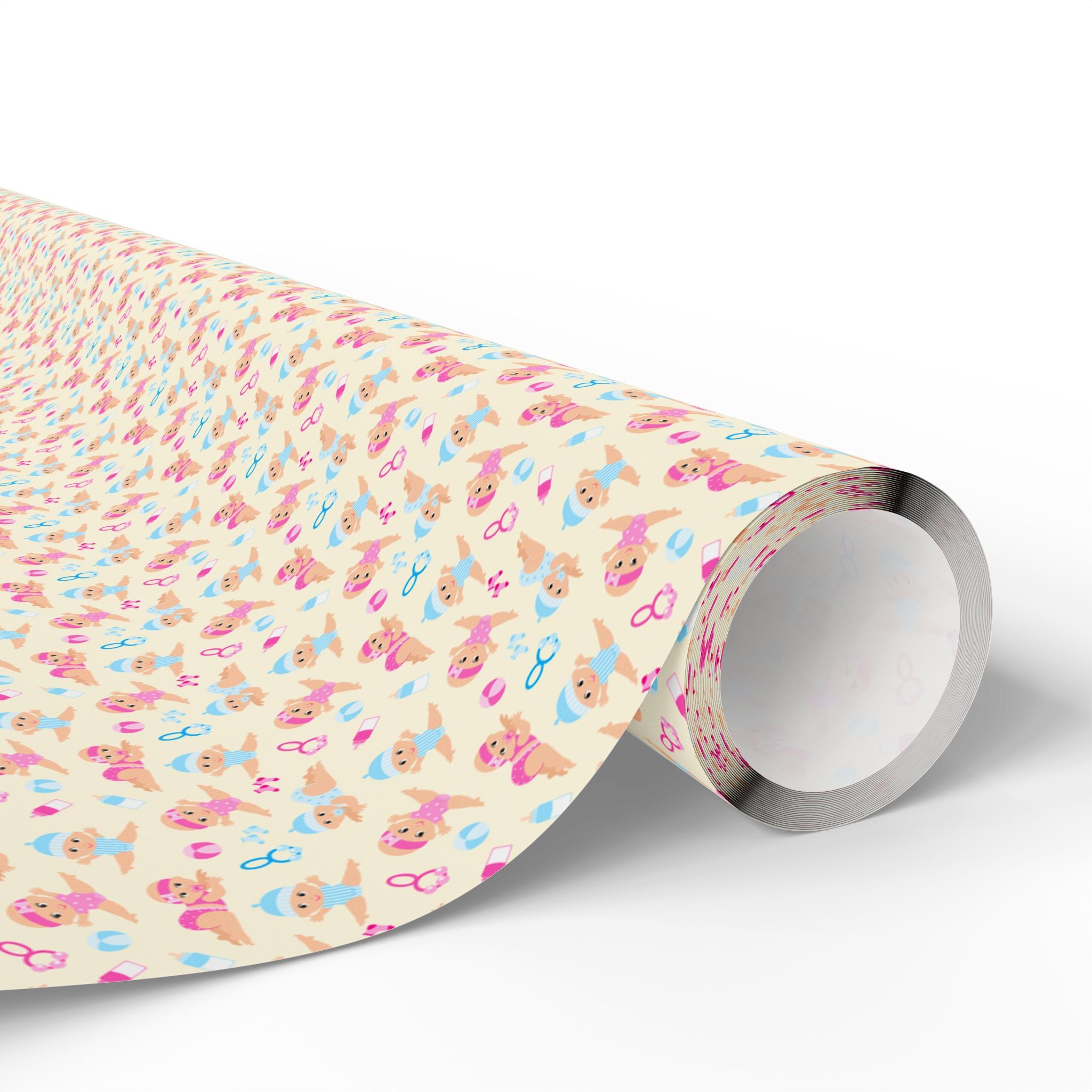 Baby Shower Wrapping Paper Design 003 - Holiday Gift Wrapping Paper Roll