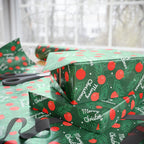 Christmas Winter Trees Wrapping Paper | Holiday Gift Wrapping Paper Roll