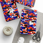 Florida Gators Inspired Camoflauge Wrapping Paper - Holiday Gift Wrapping Paper Roll