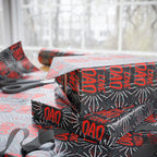 Father's Day Love Dad Starburst Wrapping Paper - Holiday Gift Wrapping Paper Roll