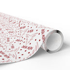 New Year's Pine Stars Wrapping Paper - Holiday Gift Wrapping Paper Roll