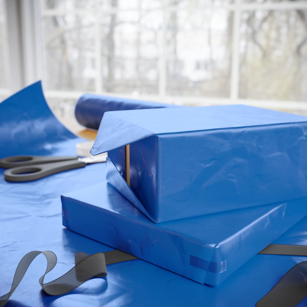 Solid Light Royal Wrapping Paper - Holiday Gift Wrapping Paper Roll