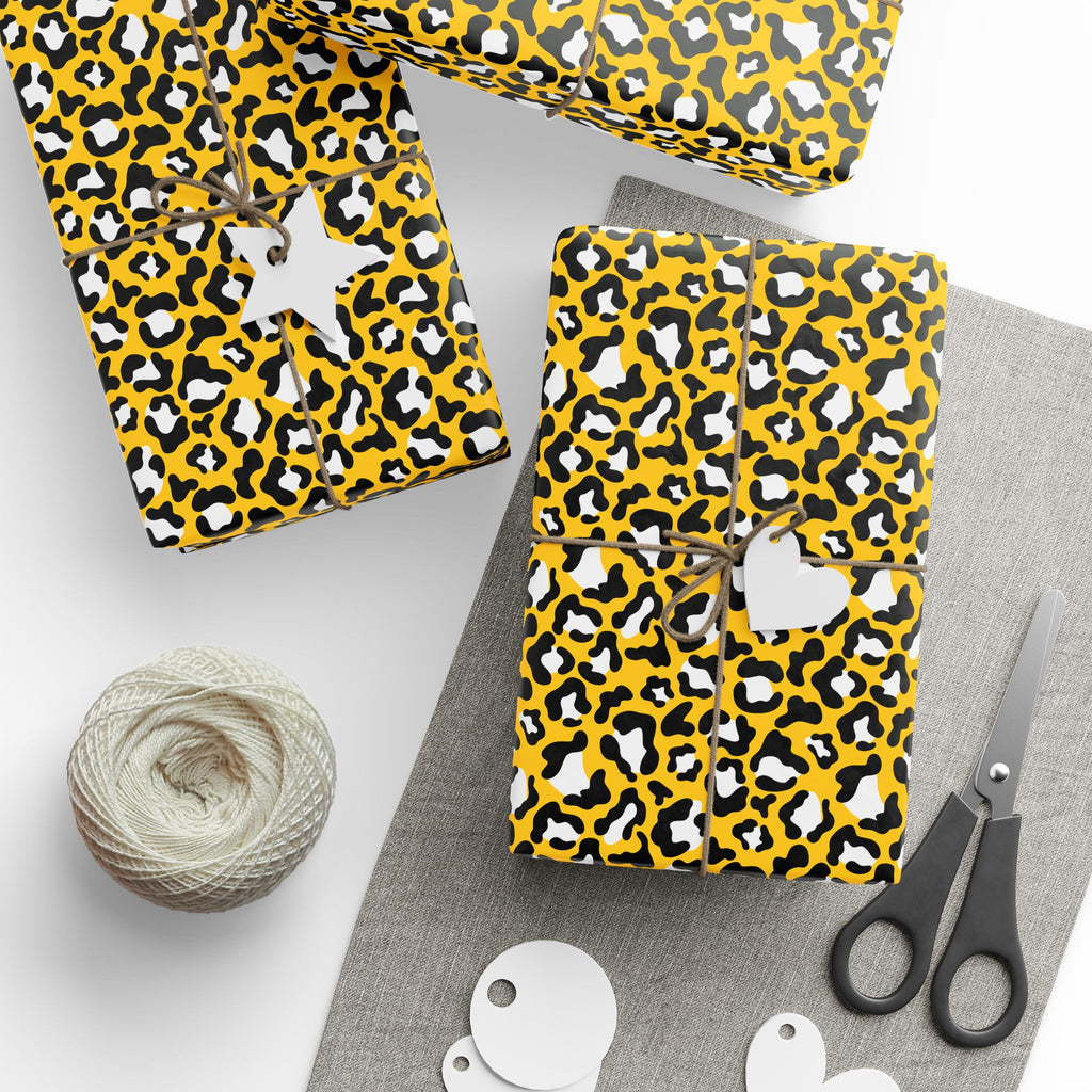 Animal Print Design 021 Leopard Skin Wrapping Paper - Holiday Gift Wrapping Paper Roll