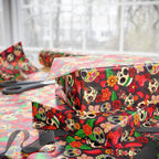 Day of the Dead Cartoon Calavera Wrapping Paper | Holiday Gift Wrapping Paper Roll
