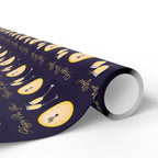 New Year's Midnight Toast Wrapping Paper - Holiday Gift Wrapping Paper Roll