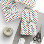 Christmas Tiny Baubles Wrapping Paper | Holiday Gift Wrapping Paper Roll