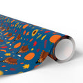 Thanksgiving Turkey Day Wrapping Paper | Holiday Gift Wrapping Paper Roll