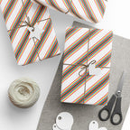 Stripe Design 012 Wrapping Paper - Holiday Gift Wrapping Paper Roll