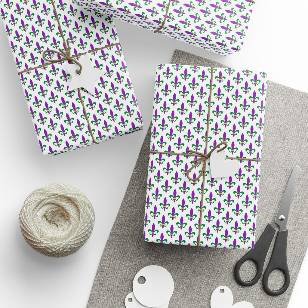 Mardis Gras Celebration Wrapping Paper | Holiday Gift Wrapping Paper Roll