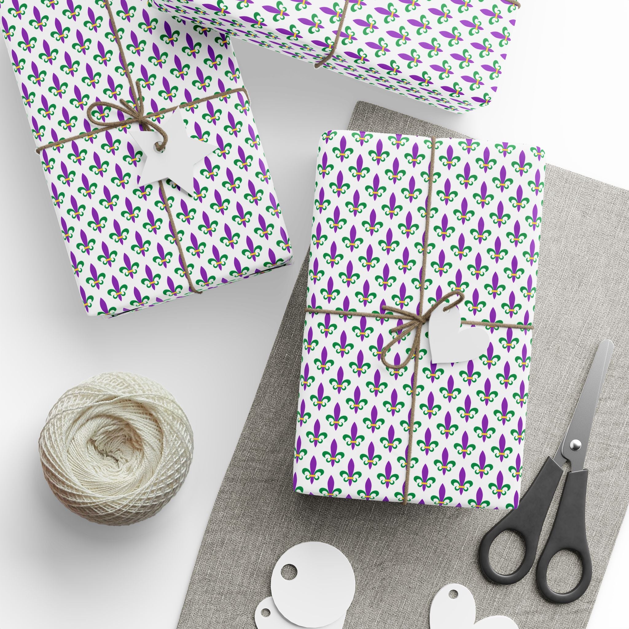 Mardis Gras Celebration Wrapping Paper | Holiday Gift Wrapping Paper Roll
