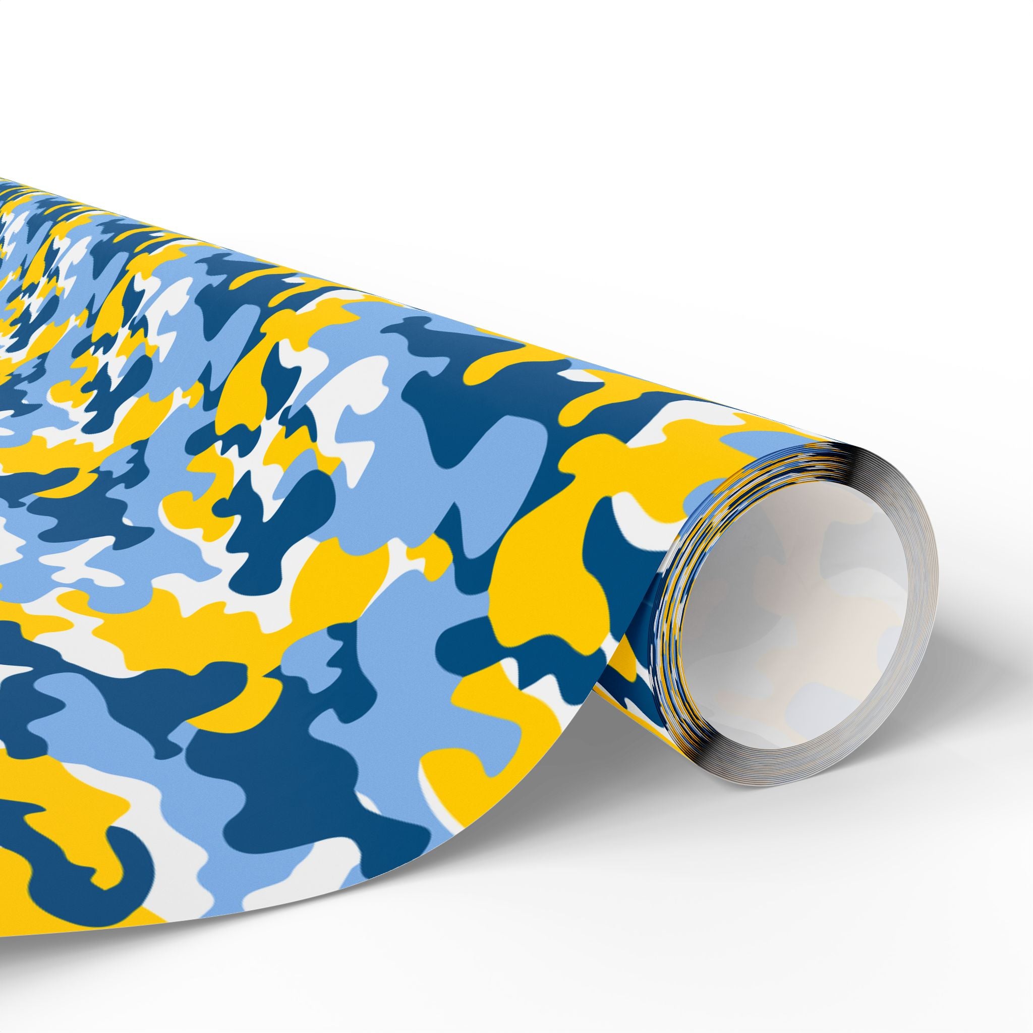 UCLA Bruins Inspired Camoflauge Wrapping Paper - Holiday Gift Wrapping Paper Roll