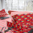 Christmas Yellow Nutcrackers Wrapping Paper | Holiday Gift Wrapping Paper Roll
