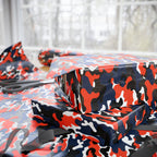 Illinois Fighting Illini Inspired Camoflauge Wrapping Paper - Holiday Gift Wrapping Paper Roll