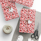 Canada Day Beaver Collage Wrapping Paper - Holiday Gift Wrapping Paper Roll