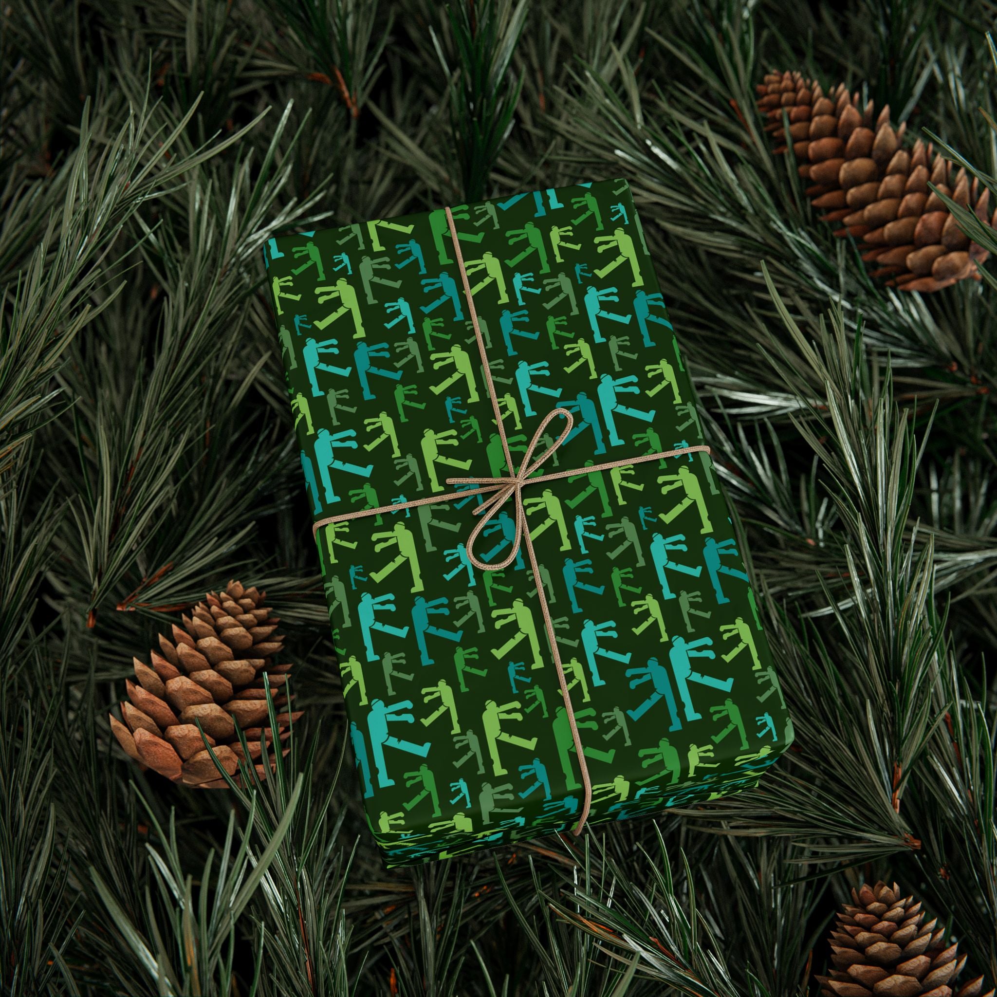 Halloween Dead Man Walking Wrapping Paper | Holiday Gift Wrapping Paper Roll